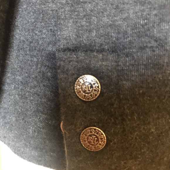 Lauren Ralph Lauren 1/4 zip fleece top P/S - Picture 5 of 7